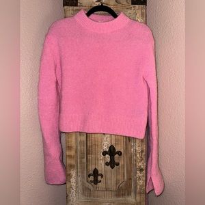 H&M Mohair/Wool Blend Mock Neck, long sleeved sweater